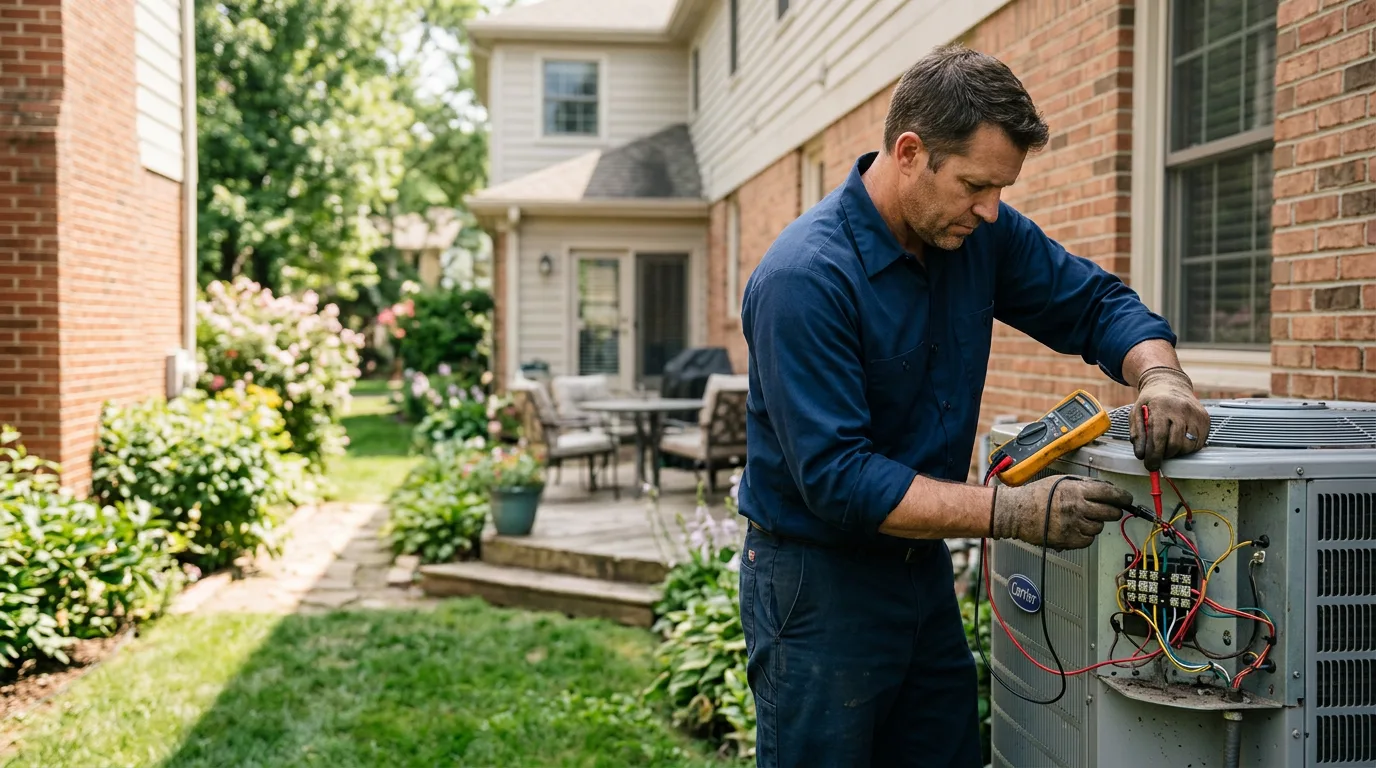 HVAC technician working near Bird Island, MN